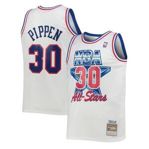 Men’s Scottie Pippen White 1992 NBA All-Star Swingman Jersey – 4XLT